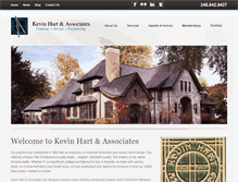 Tablet Screenshot of kevinhartassociates.com